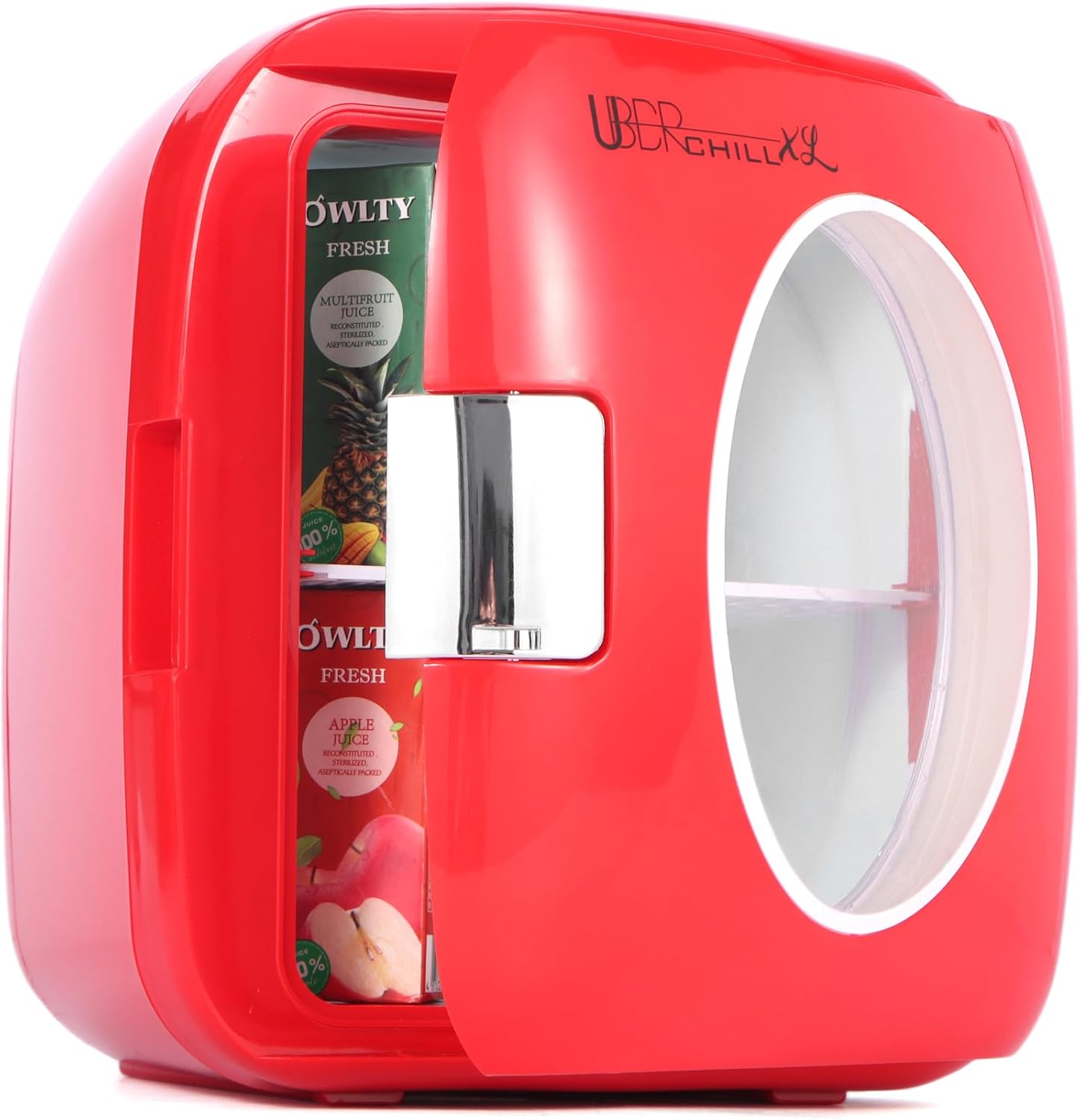 Uber Appliance UB-XL1-RED Chill 12 Can Retro Personal Mini Fridge