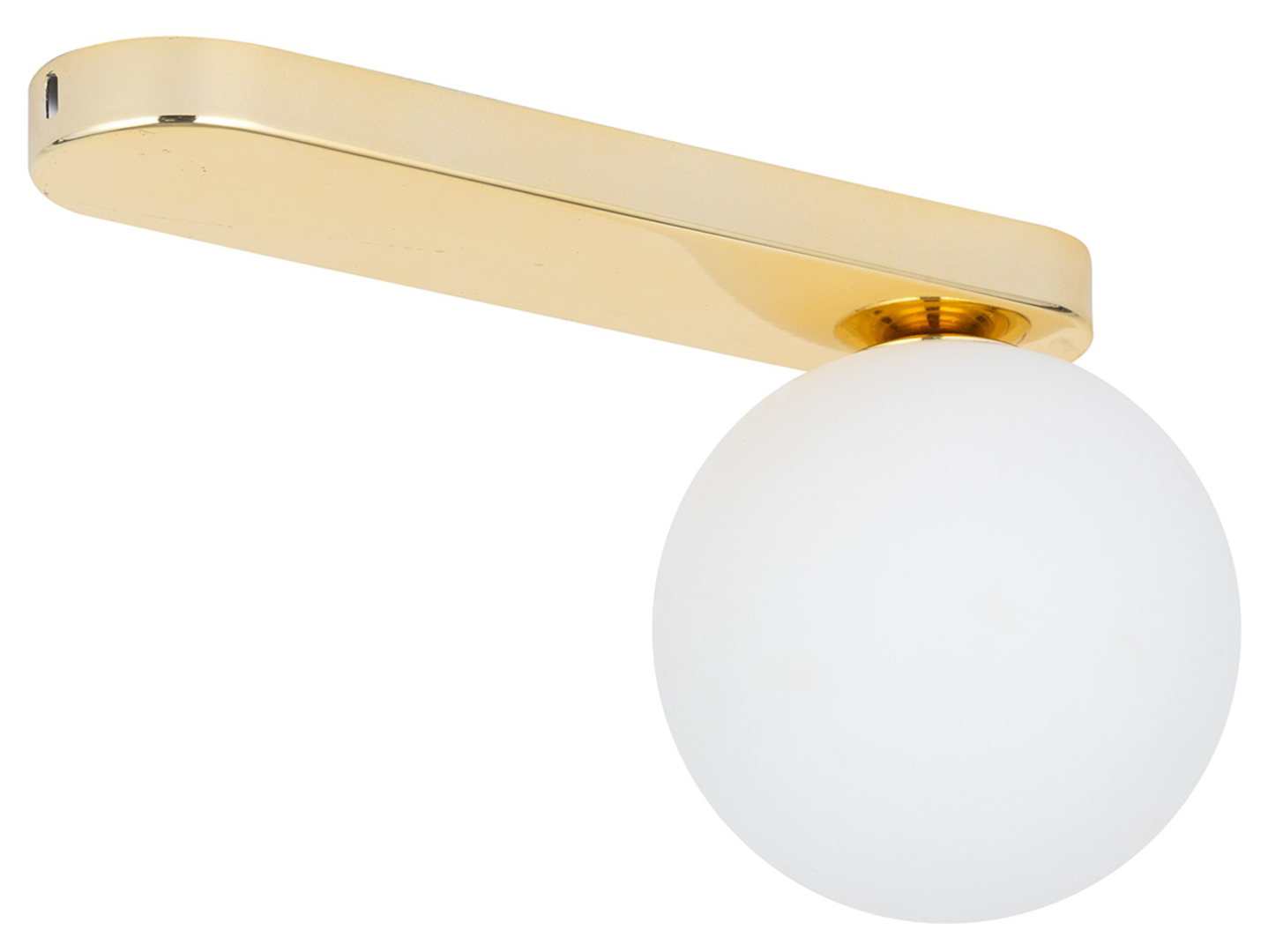 Lampa sufitowa Bianca metalowa złota