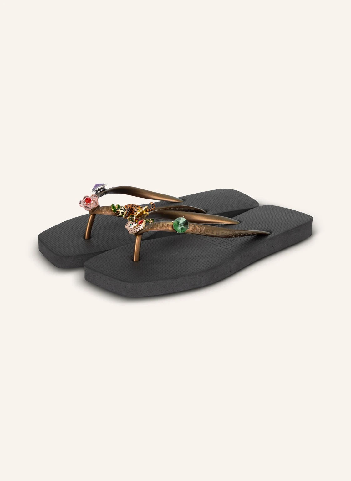 uzurii Flip Flop FLORE SQUARE GRANDE