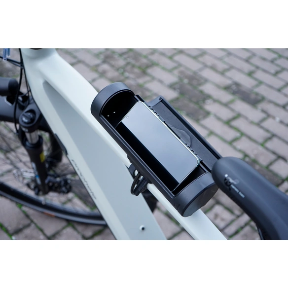 Fahrradbox, Zahlencode, LxBxH: 23,4x7,6x8,9 cm, schwarz