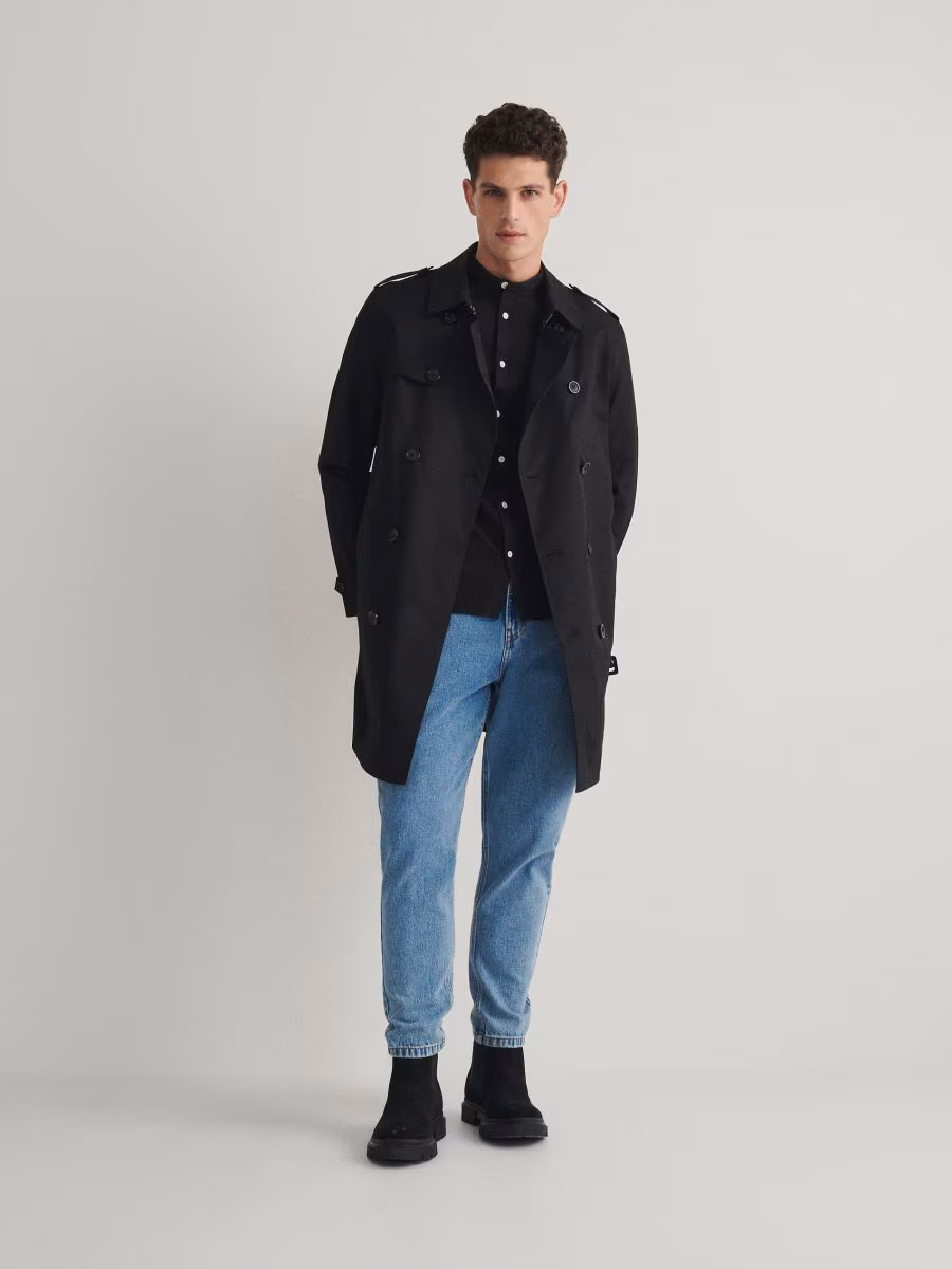 Super Slim Fit Shirt With Stand Up Collar
