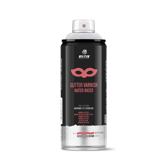 MTN PRO Multicolour Glitter Varnish 400ml