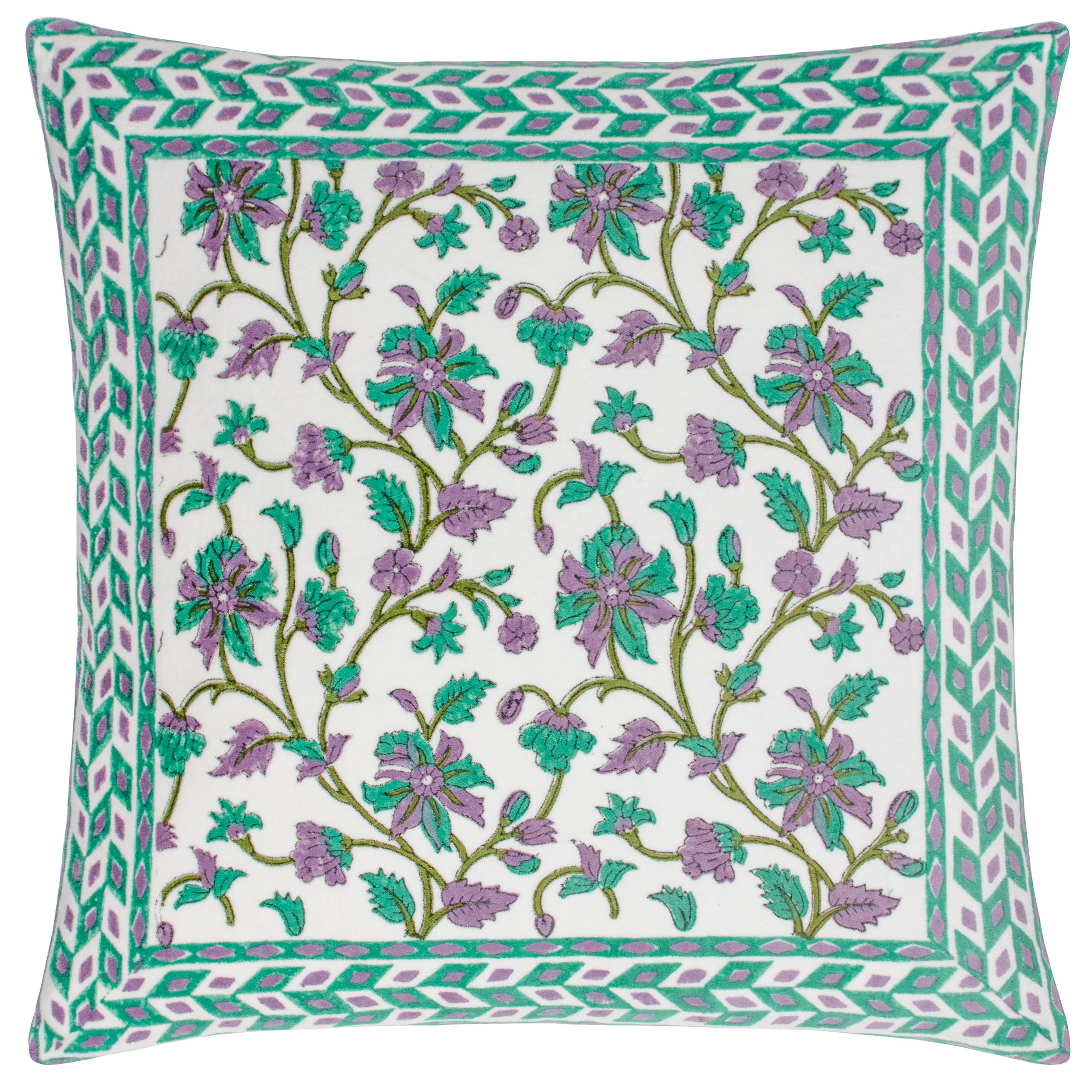 Paoletti Mentera 100% Cotton Floral Cushion