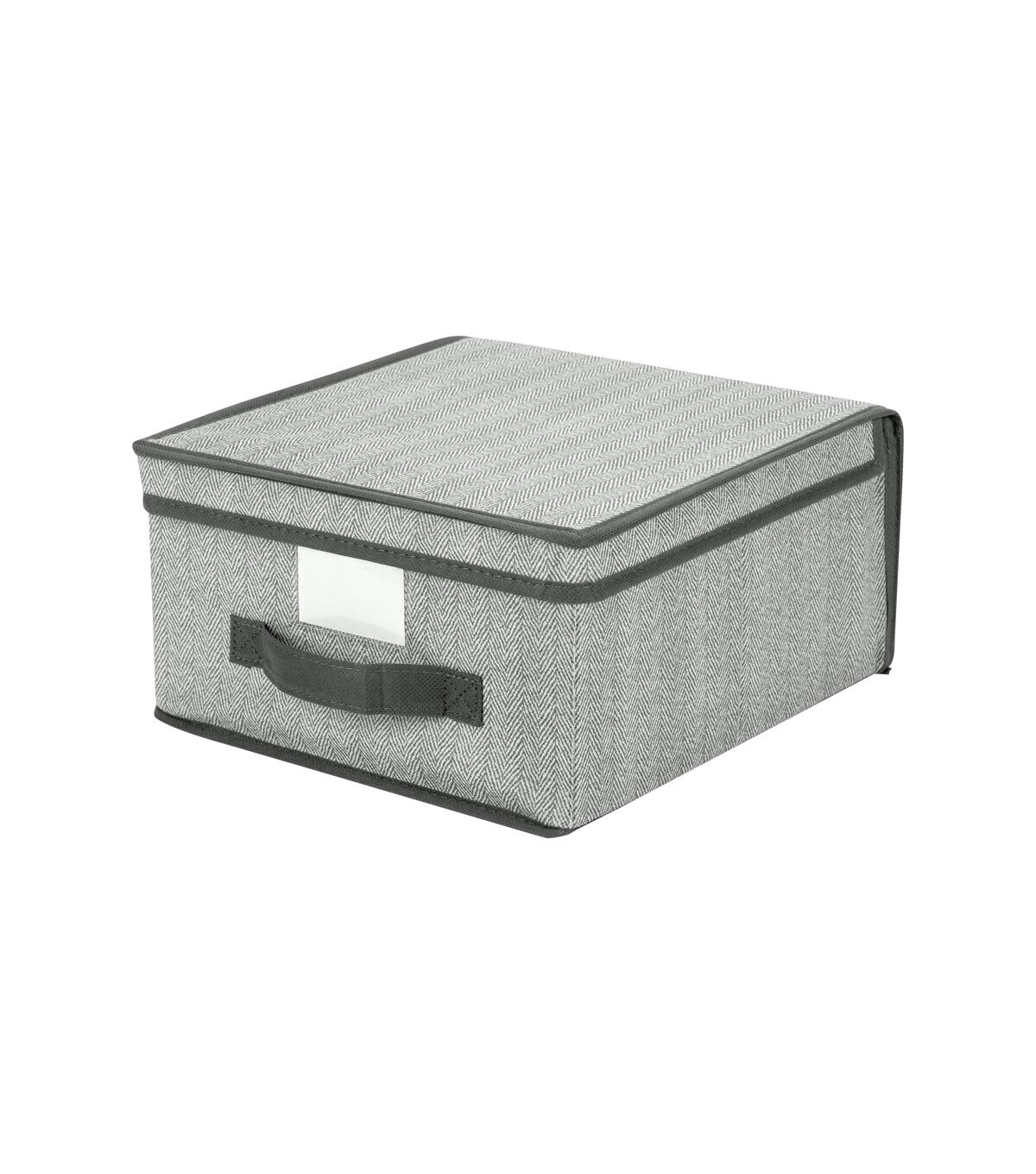 Simplify 12 Gray Storage Box With Handle