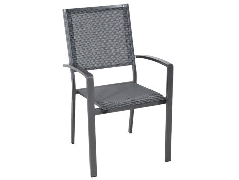 Lesli Living bistrostoel Mojito - antraciet - 55x65x95cm