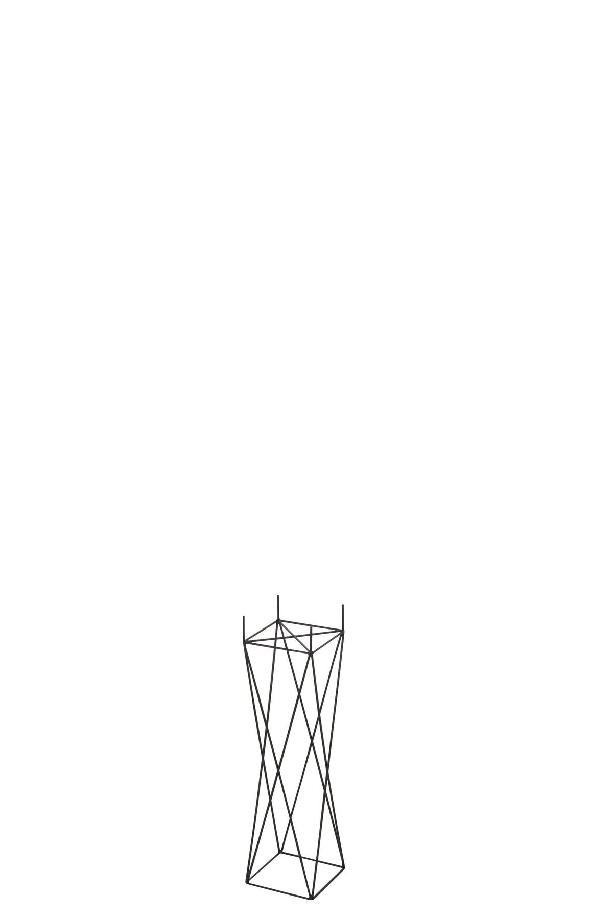 J-Line staander Kruis - metaal - zwart - small - 55 cm hoog