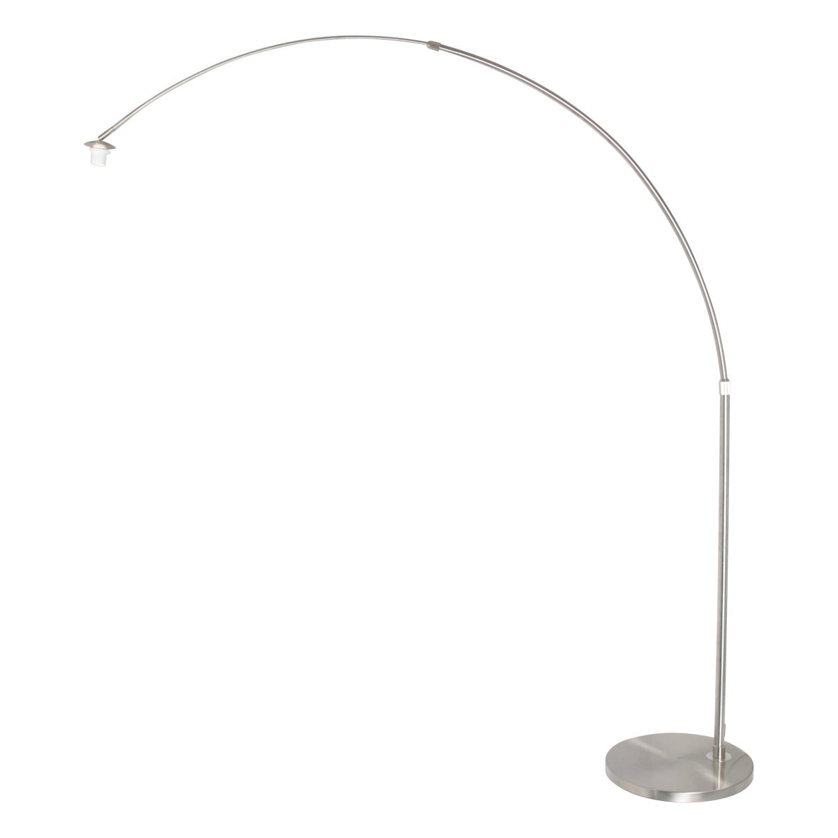 Steinhauer booglamp Sparkled - 1 lichts - 190x 230 cm - mat chroom