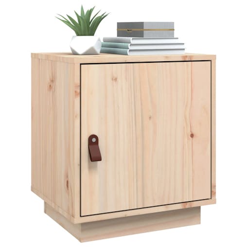 NNEVL Bedside Cabinets 2 pcs 40x34x45 cm Solid Wood Pine