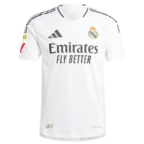 Kylian Mbappé Los Merengues adidas 2024/25 Home Authentic Player Jersey - White
