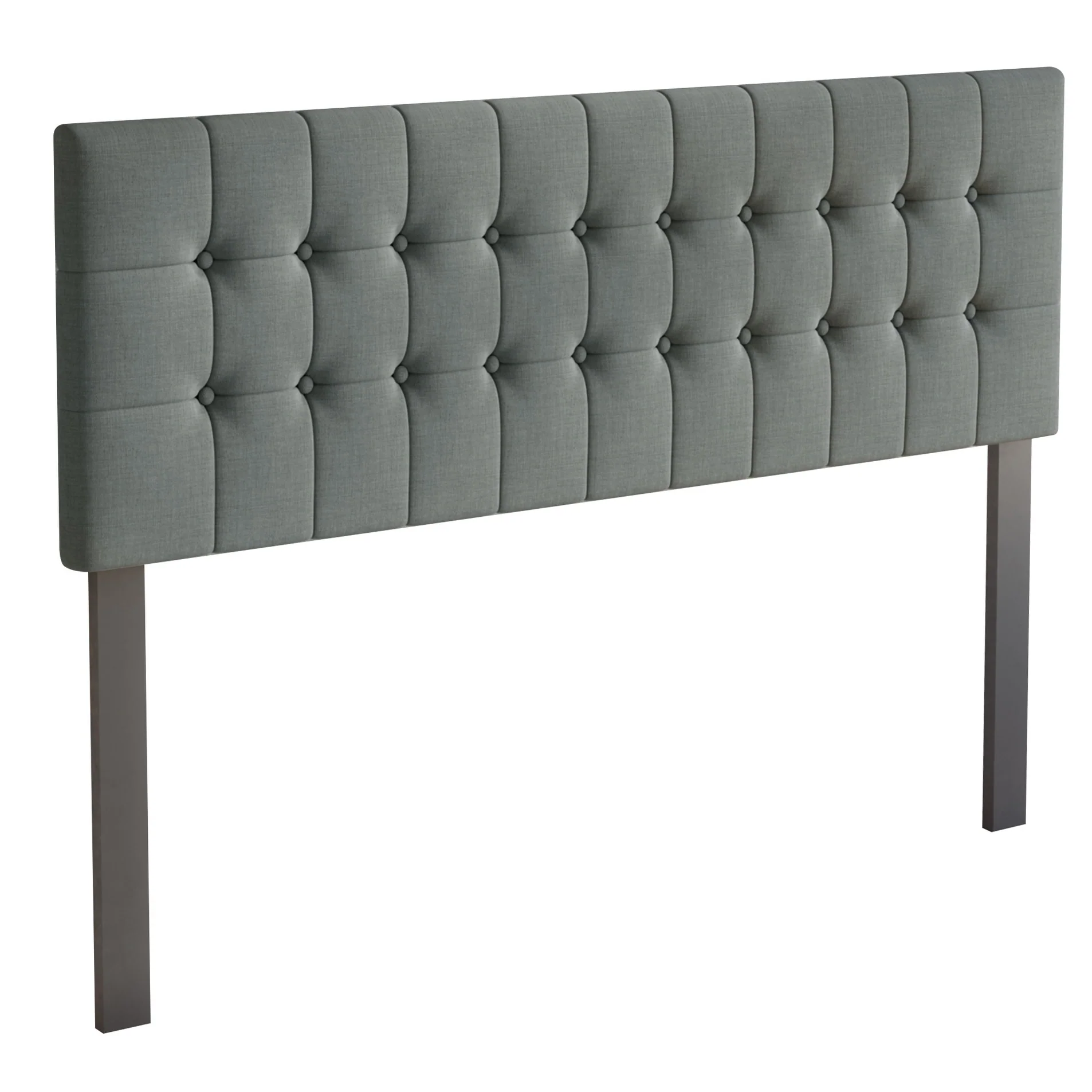 CraftPorch Linen Button Tufted Upholstered Adjustable Headboard
