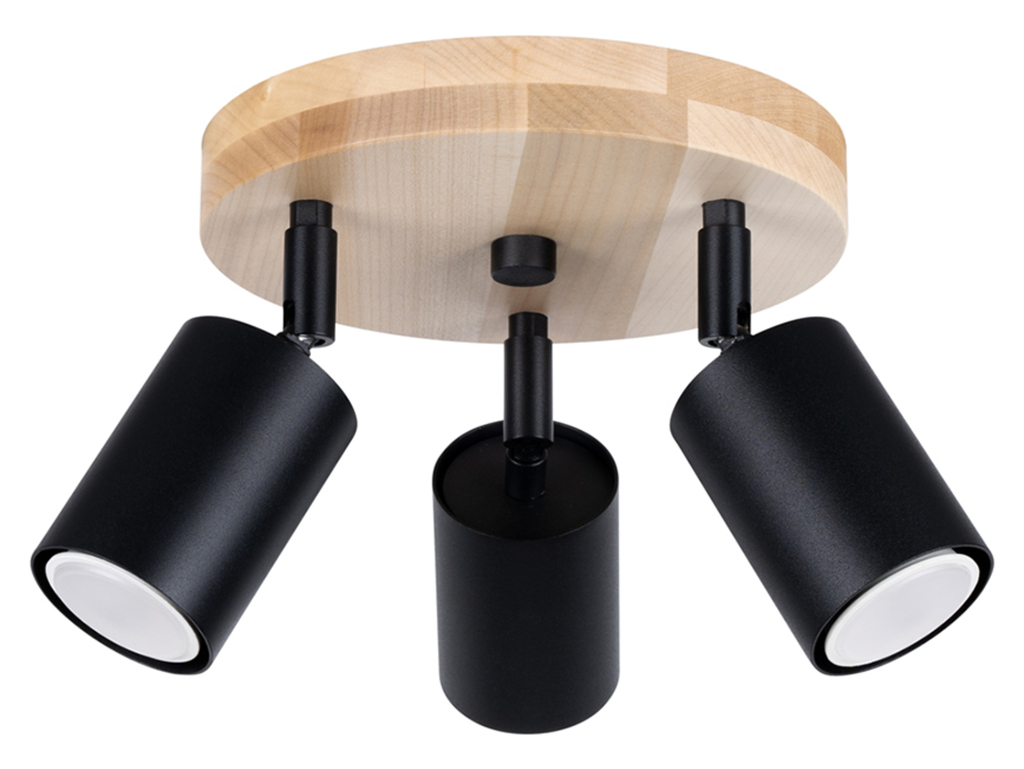 Spot Verdo 3-punktowy33 cm stalowy czarny