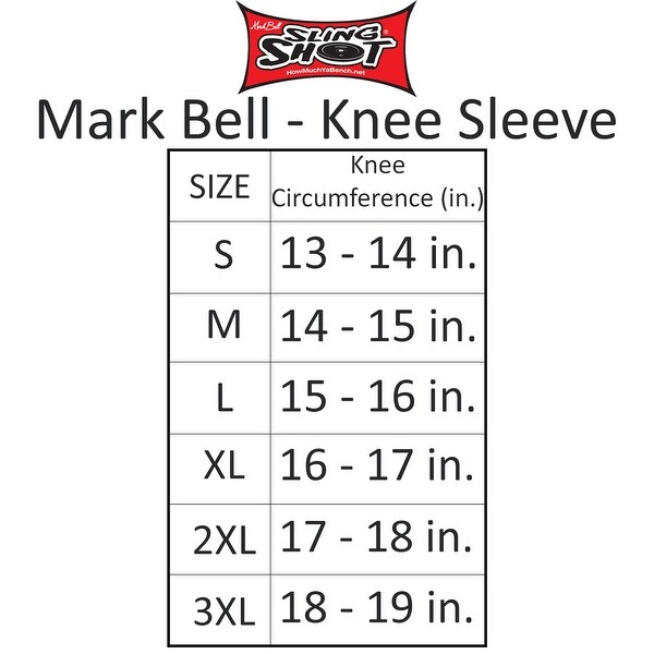 Sling Shot Extreme "X" Knee Sleeves by Mark Bell - Stiff neoprene support wraps!