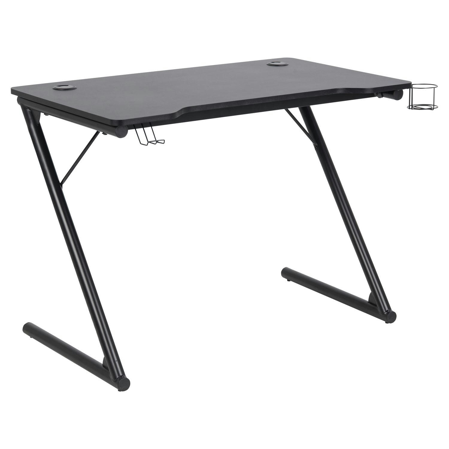 - Bureau en mdf et métal noir