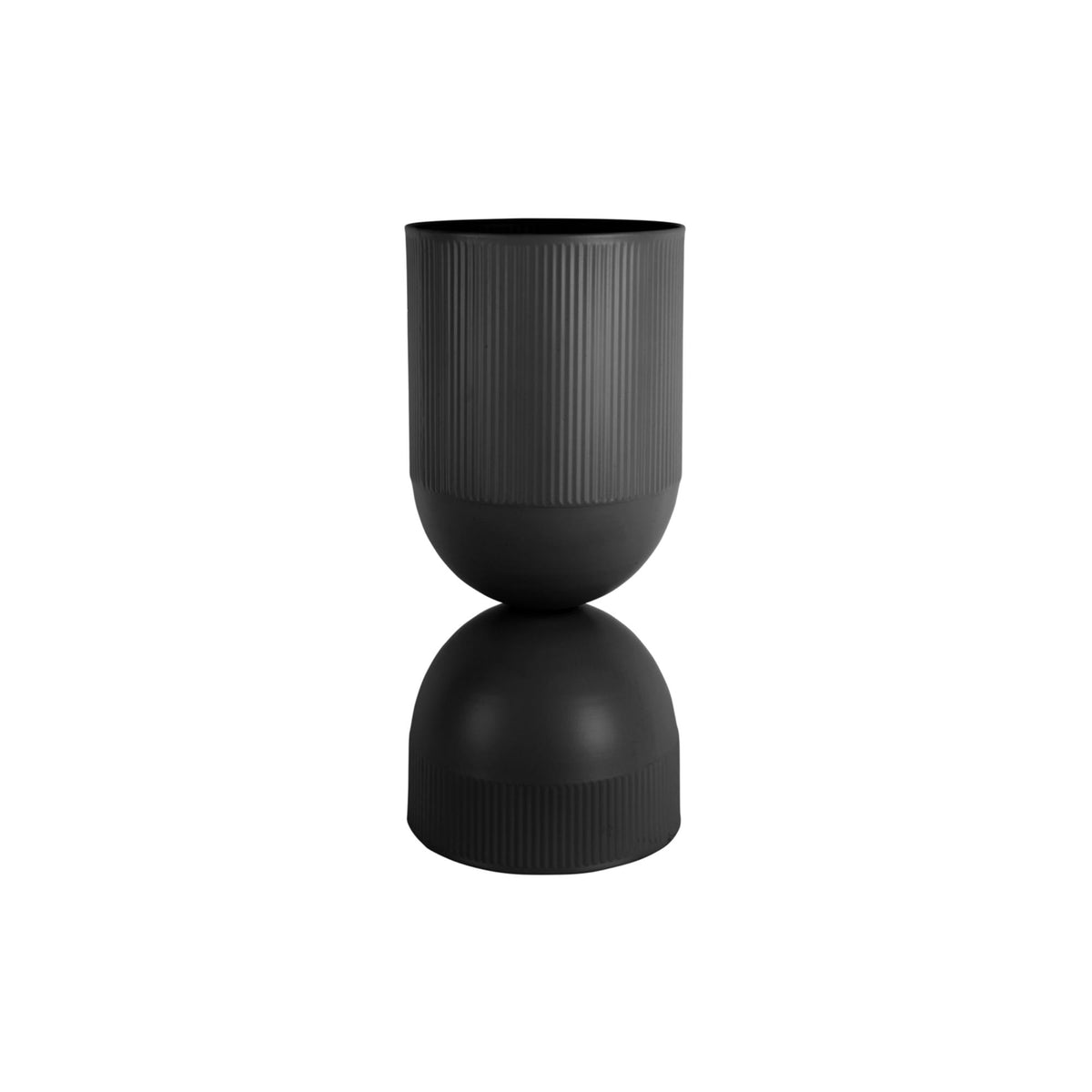 Present Time bloempot Tonar XL - zwart - Ø25.5cm