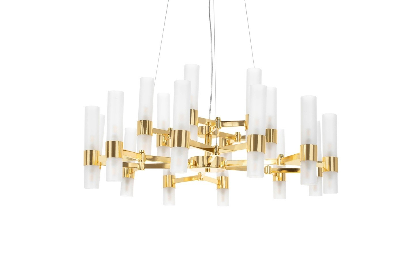 MOOSEE lampa wisząca TUBS 18 złota