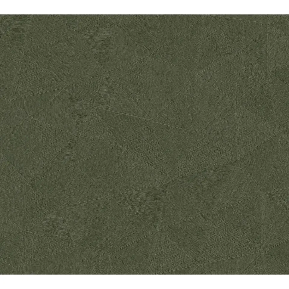 Livingwalls behang grafisch motief groen - 53 cm x 10.05 m