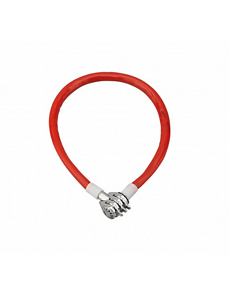 Antivol à combinaison Twisty, 3 chiffres, câble acier, vélo, 5mmx0.5m - THIRARD