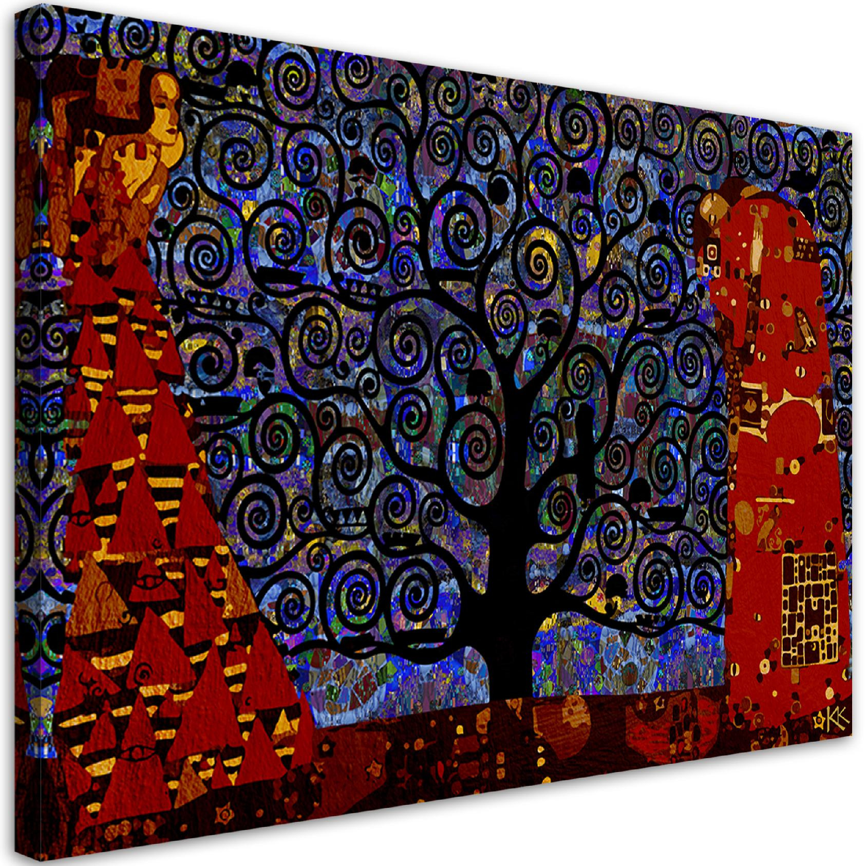 Feeby Obraz Gustav Klimt drzewo życia abstrakcja 60x40