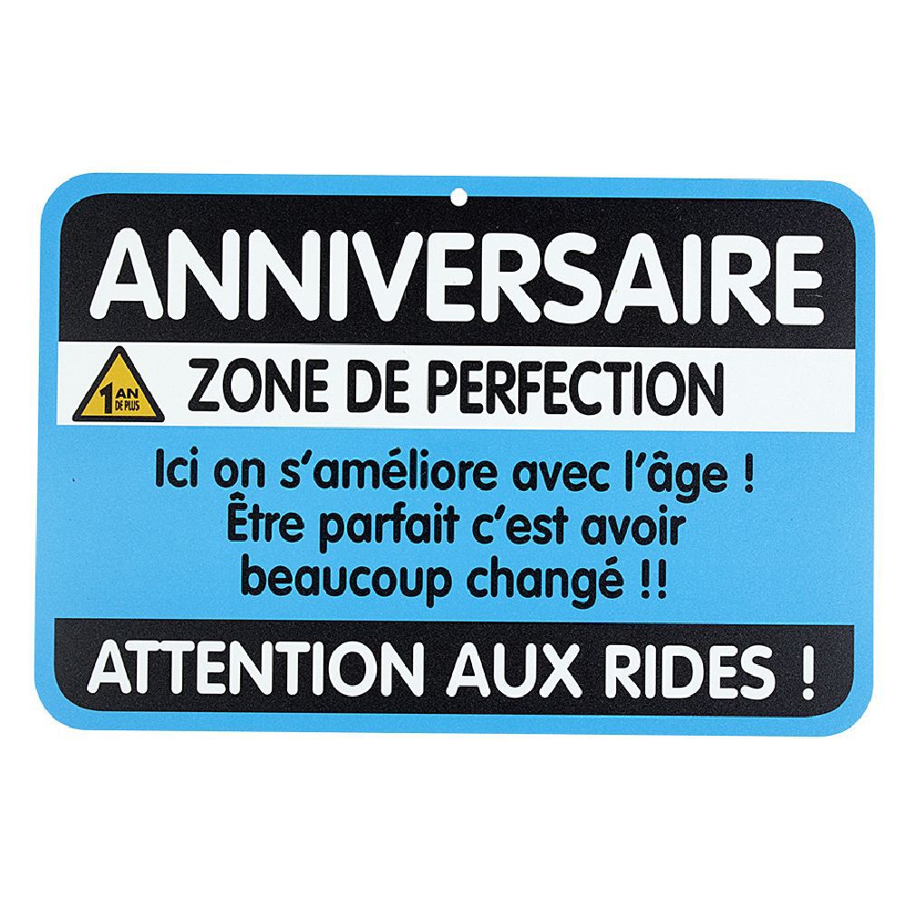 Plaque de porte humoristique