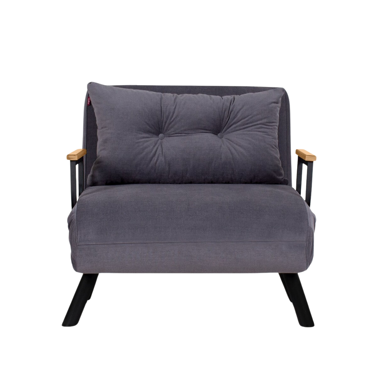 Calicosy - Slaapfauteuil SANDO - B67 cm - Grijs