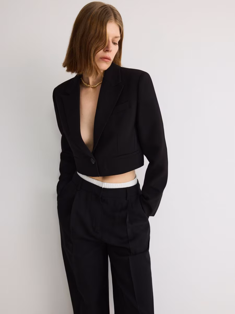 Lyocell Trousers With Undergarment Insert