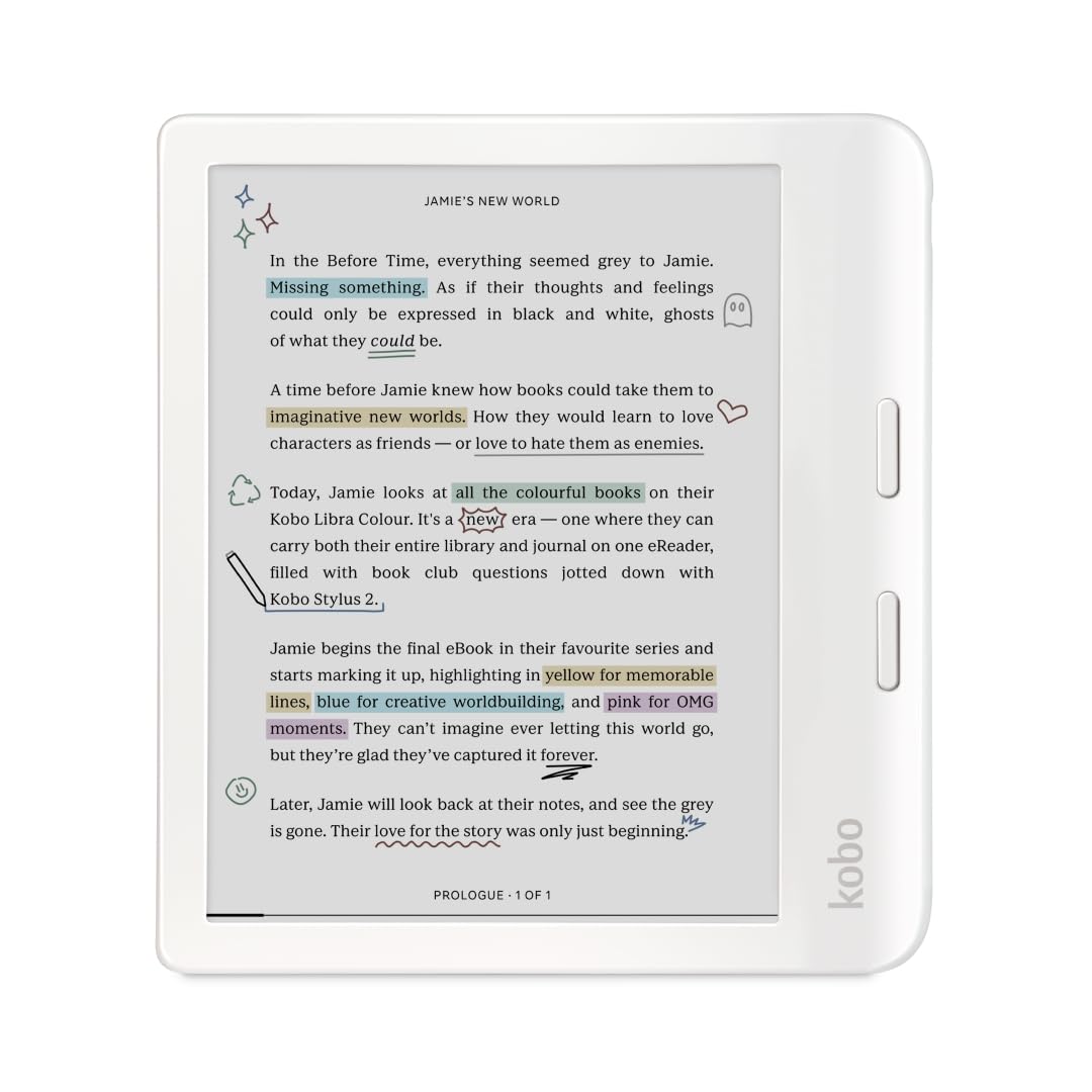KOBO Libra Colour eReader | 7 Glare-Free Display