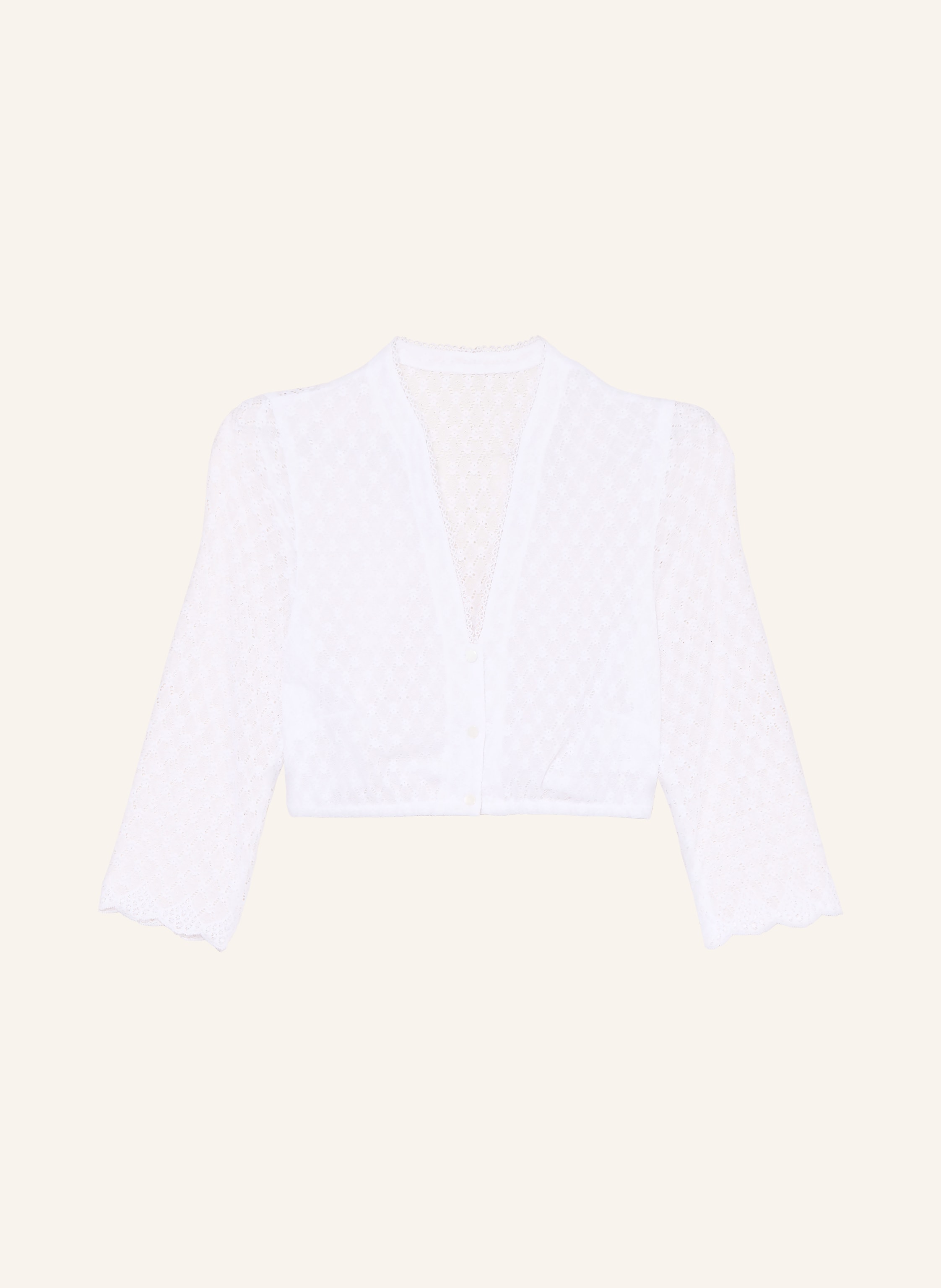 WALDORFF Dirndlbluse SISSI aus Spitze mit 3/4-Arm