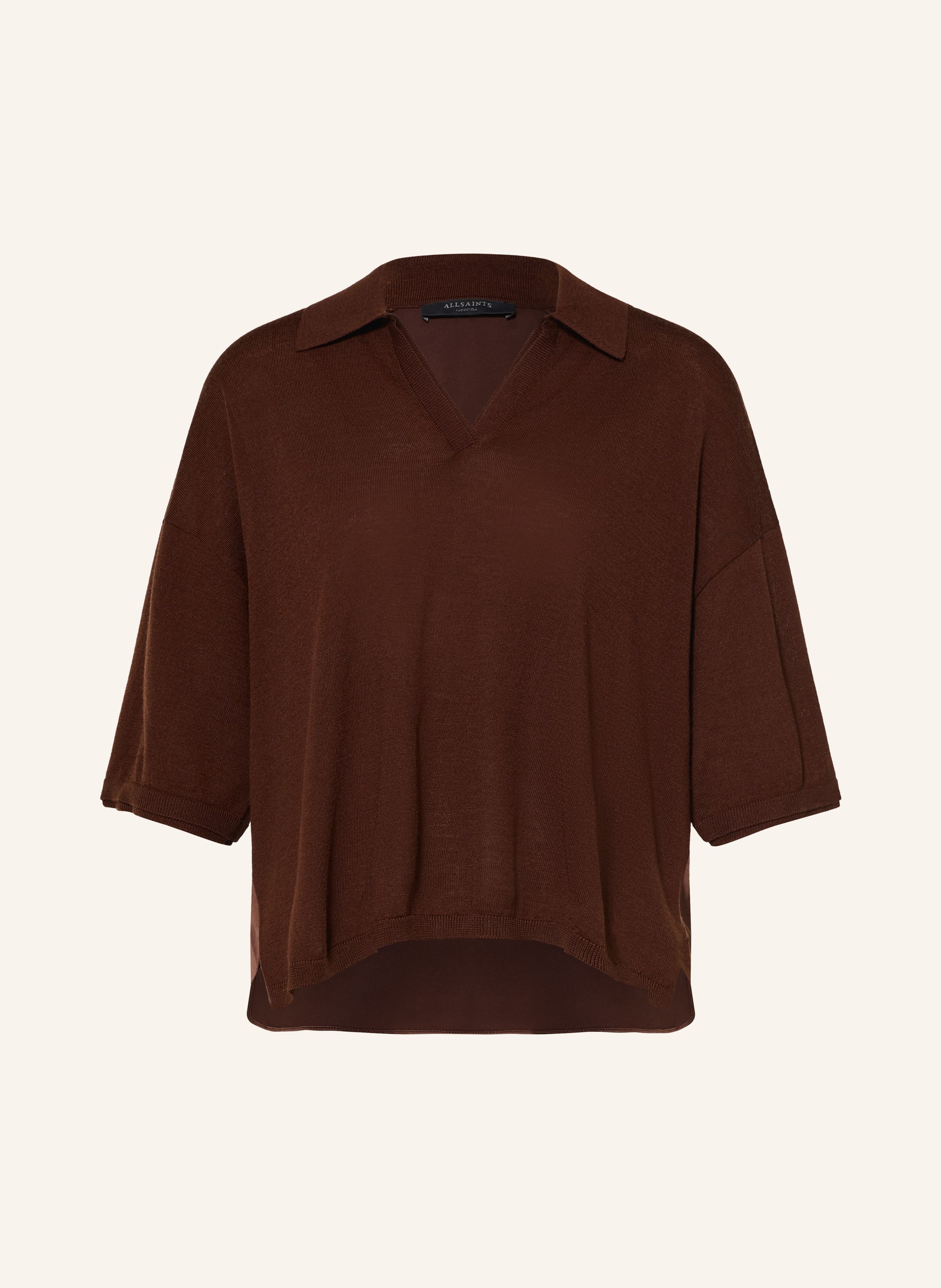 ALLSAINTS Strickshirt BERN im Materialmix