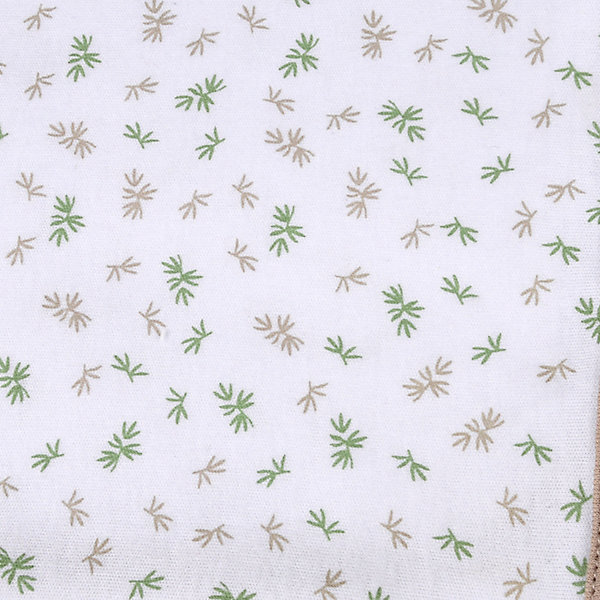 Couverture nature en coton bio (75x75 cm - Blanc)