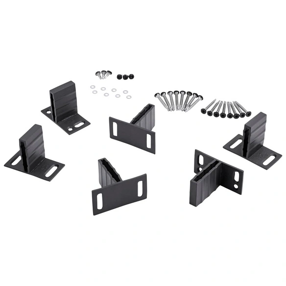 T-Beschlagset »Pelias«, Aluminium, 6 Halter, anthrazit
