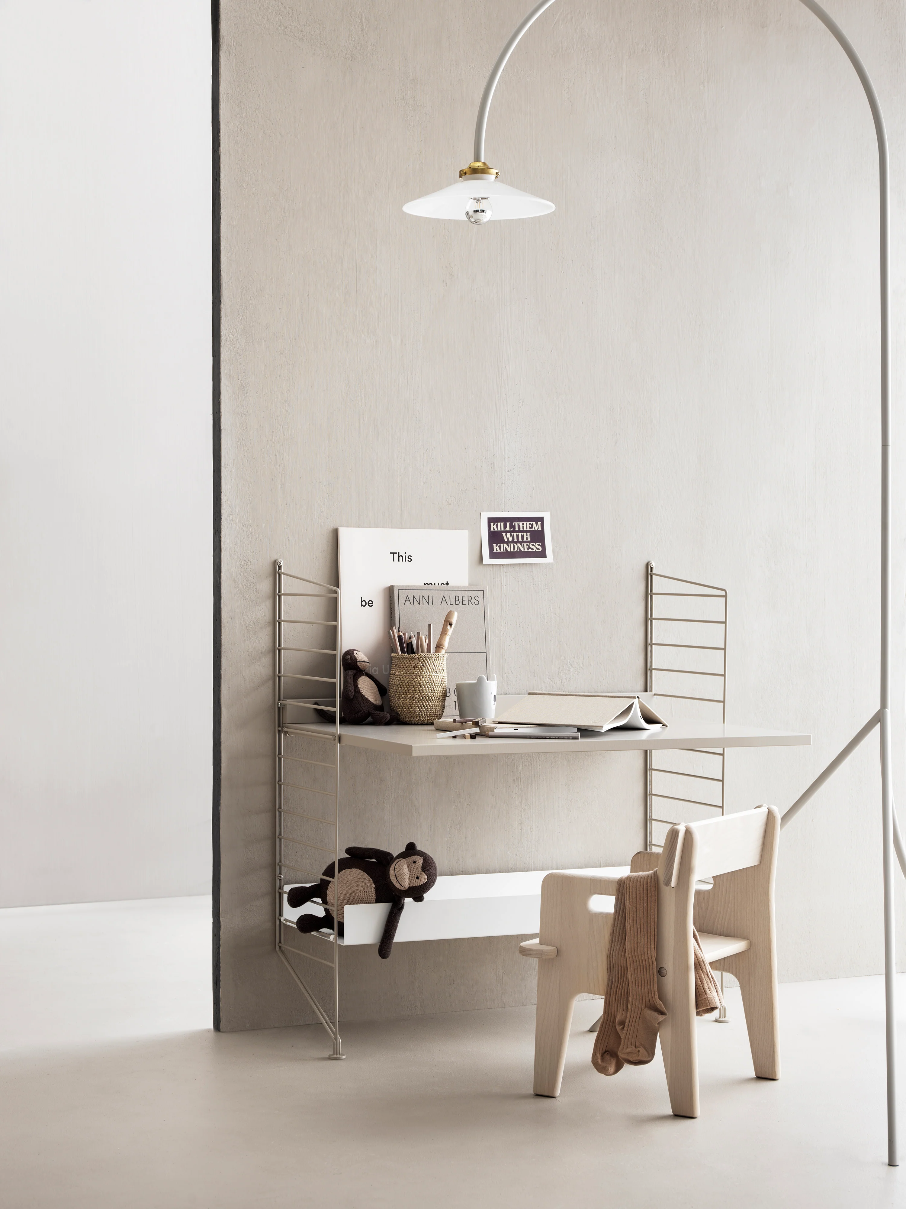 Bodenleiter String System, B 30 x H 85 cm