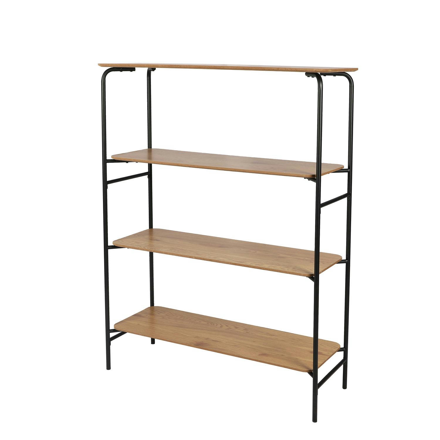 - Bibliothèque 4 niveaux marron