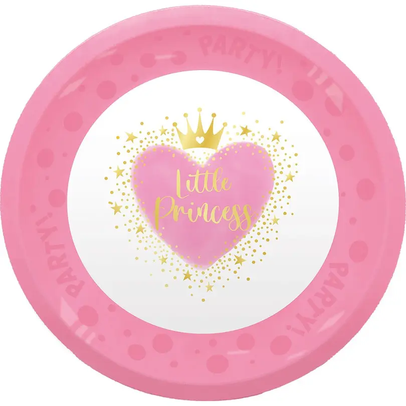 Flacher Teller 4er-Set Princess