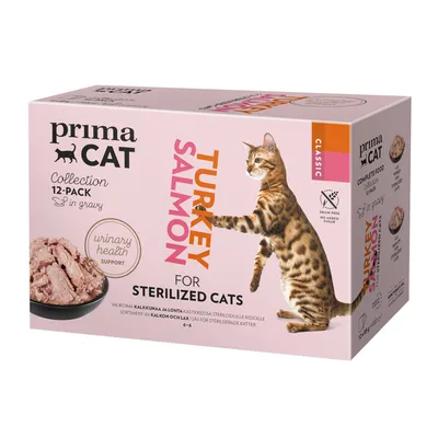 Economy Pack PrimaCat Classic in Gravy 48 x 85g