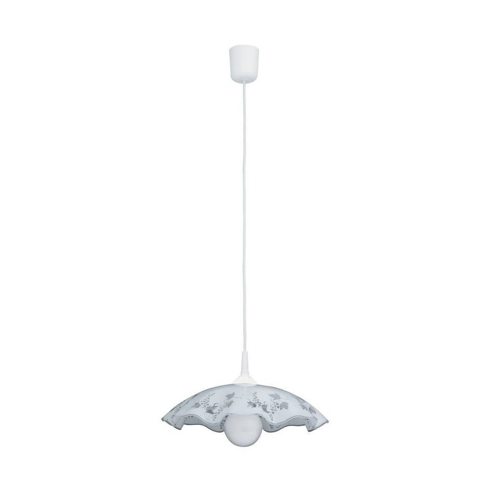 Lampa wisząca białe wzorzyste Vino 1xE27x60W wym: 90x40x40 cm Rabalux