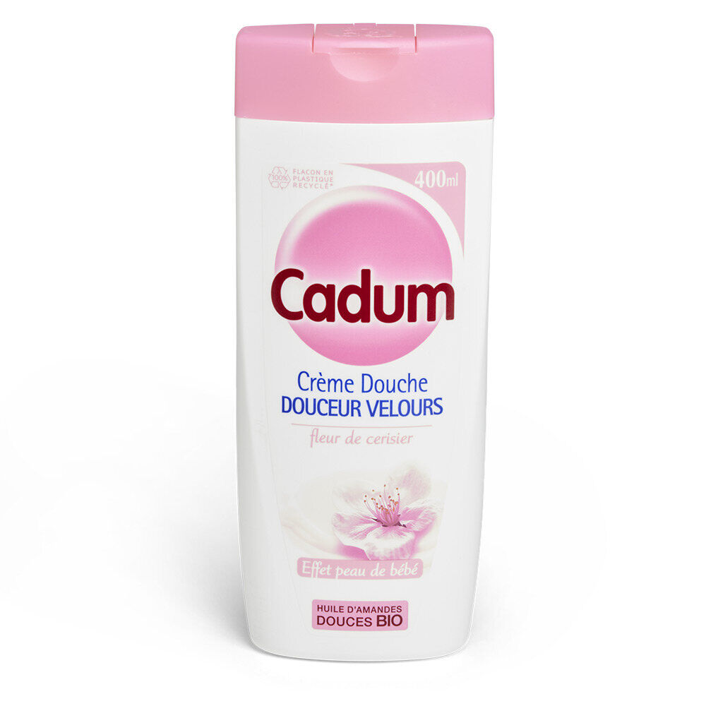 Crème douche Cadum douceur velours fleur de cerisier 400ml