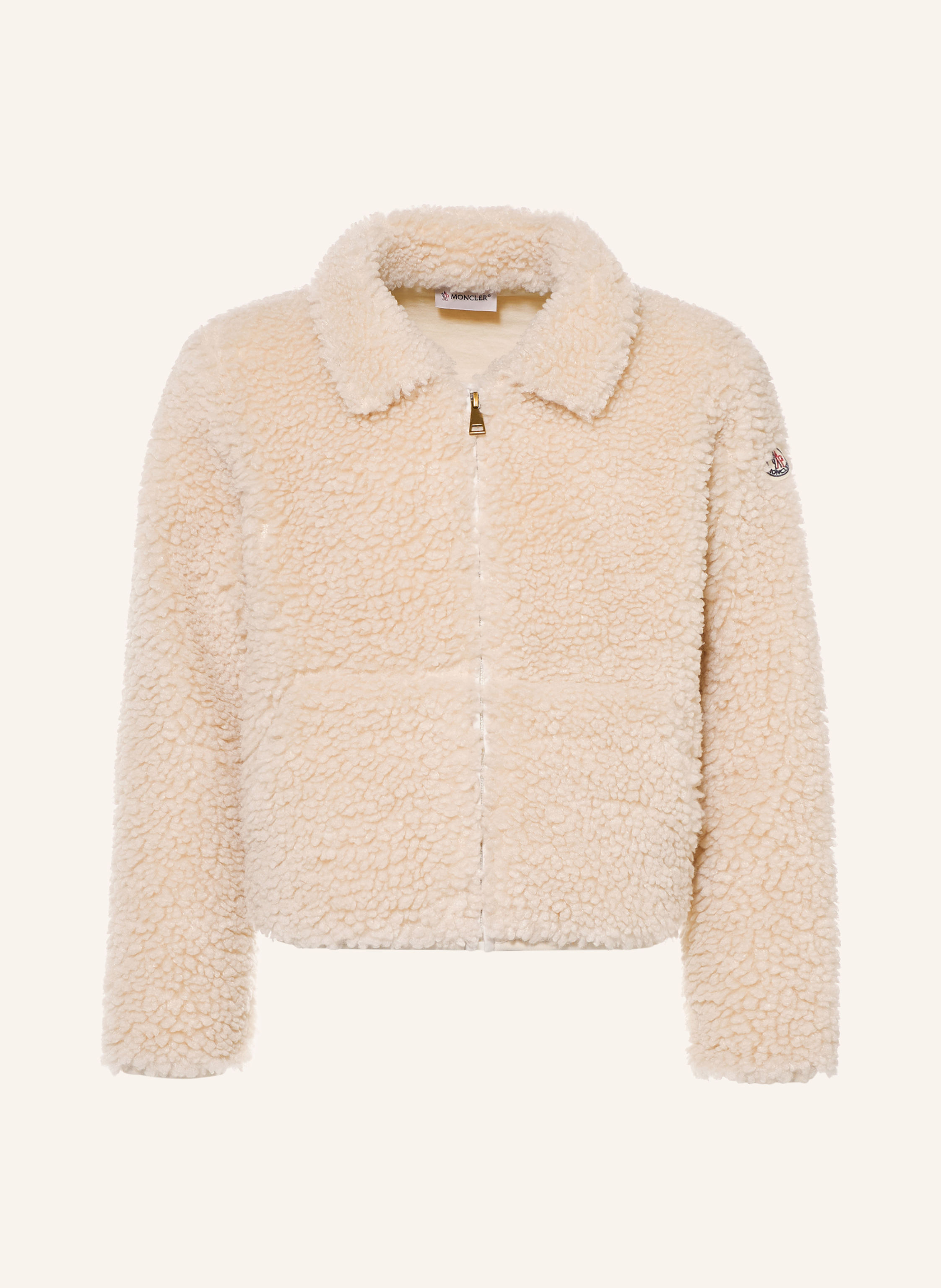 MONCLER enfant Teddyfell-Jacke