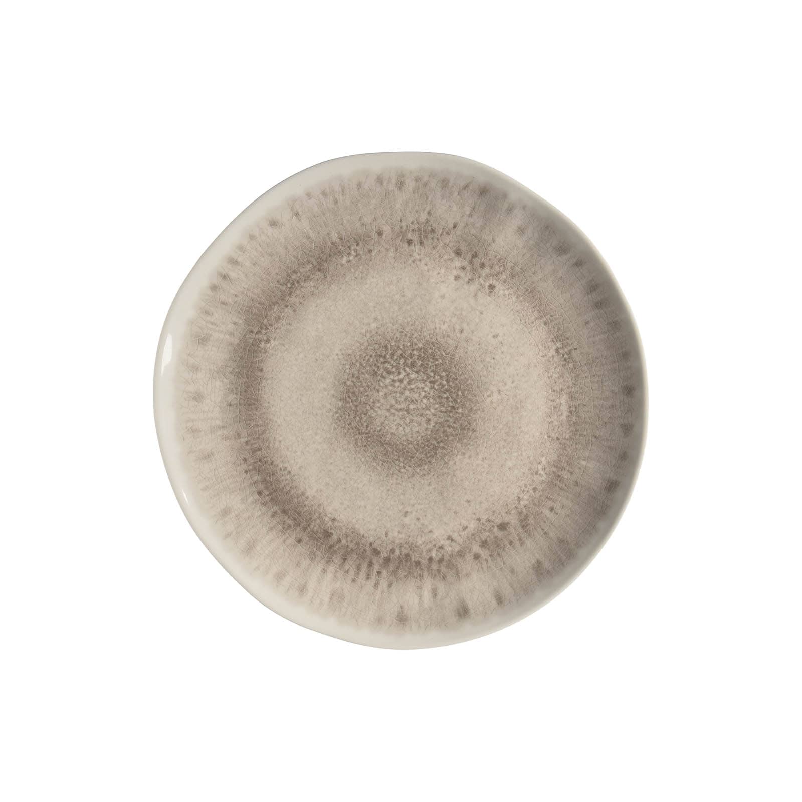 Melamin-Frühstücksteller Veda Grau, ⌀ 23 cm, H 20 mm