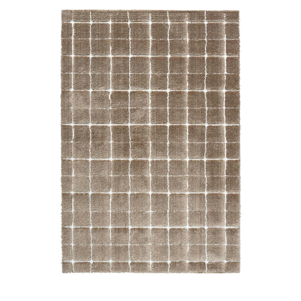 BYRON I - Tapis contemporain brun 200x290 cm