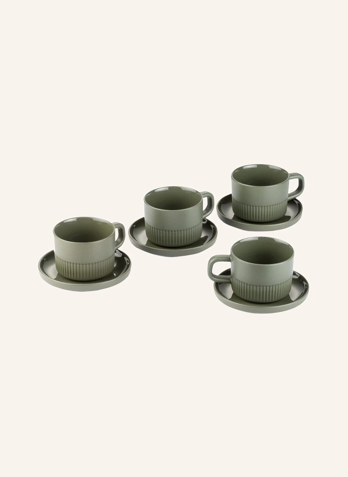 Marc O'Polo 4er-Set Espressotassen MOMENTS mit Untertasse