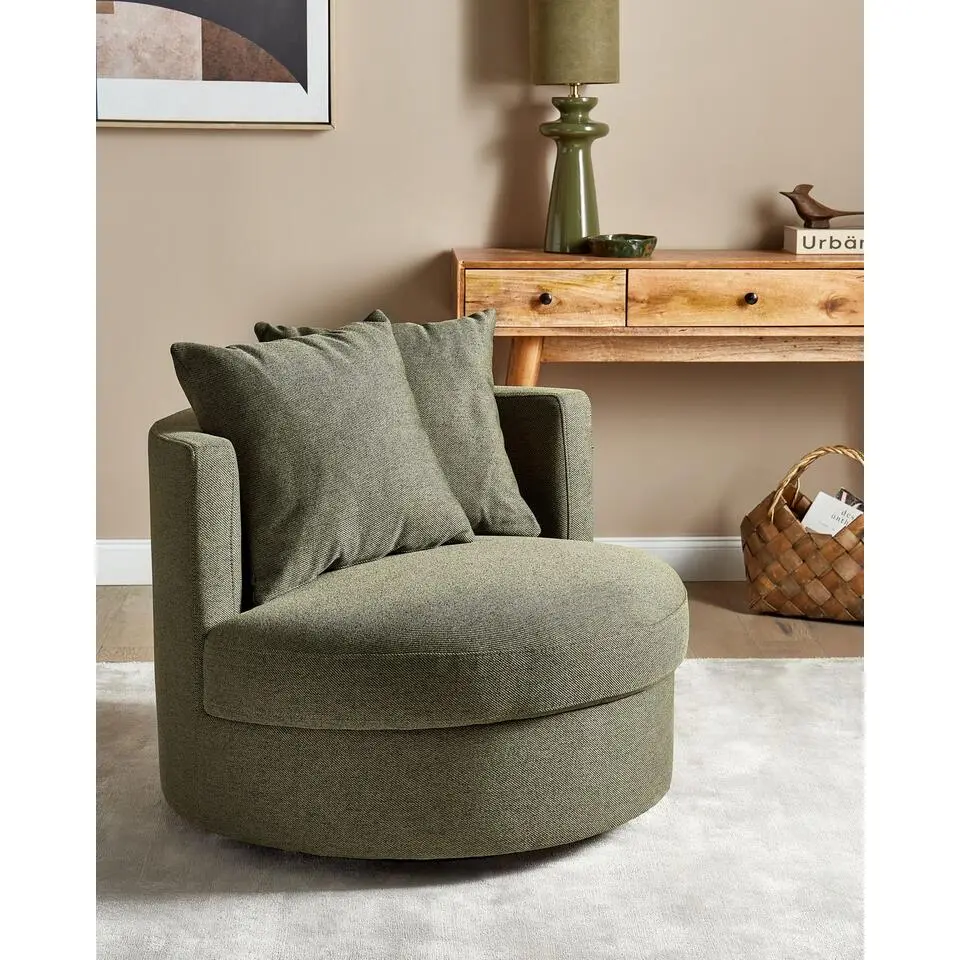 DALBY - Fauteuil - Groen - Stof