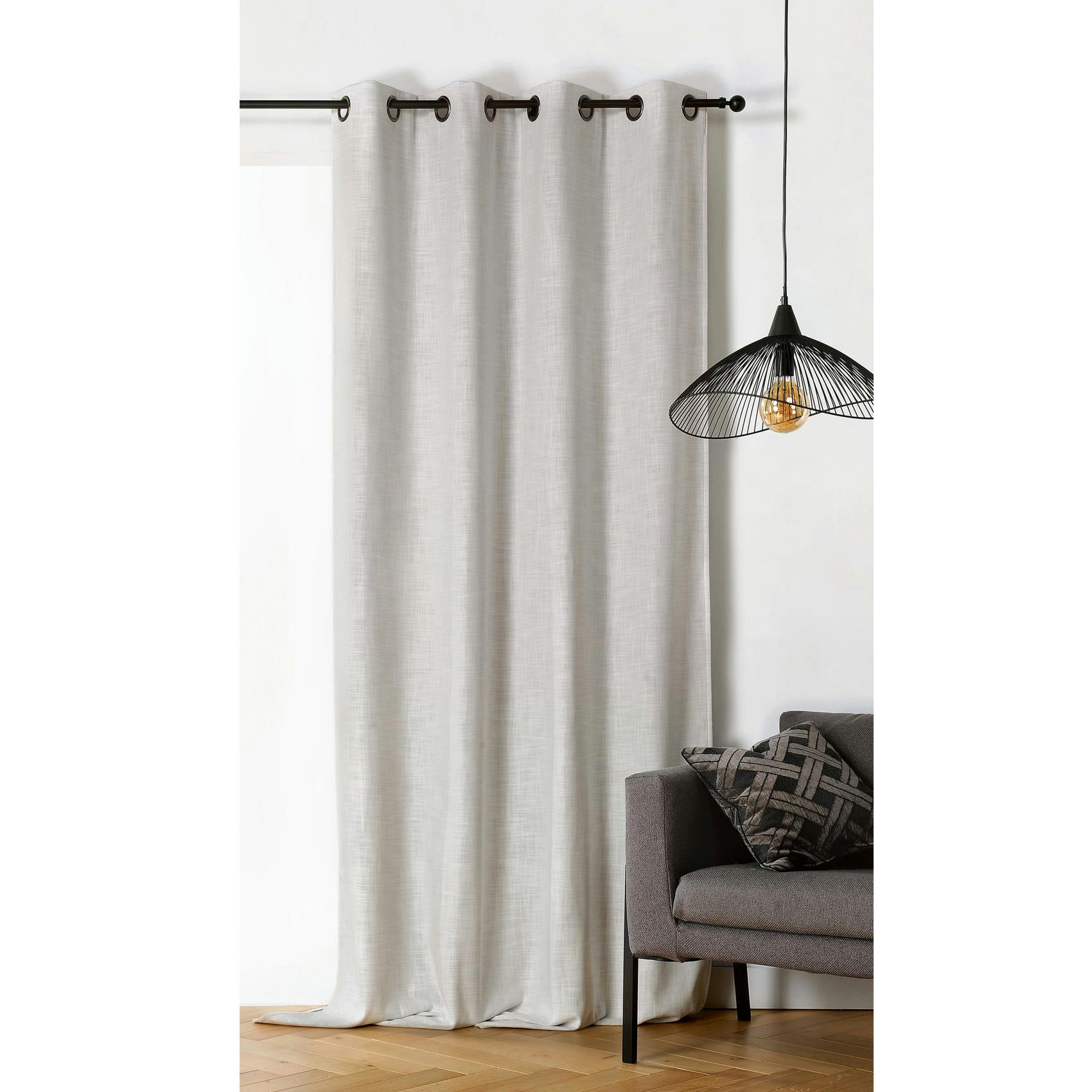 - Rideau obscurcissant et isolant  -  - effet tissé