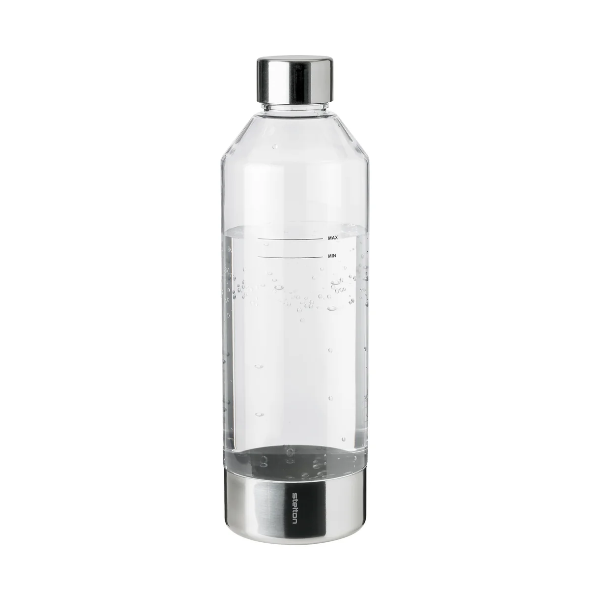 Stelton - Brus Wassersprudler Flasche, Edelstahl