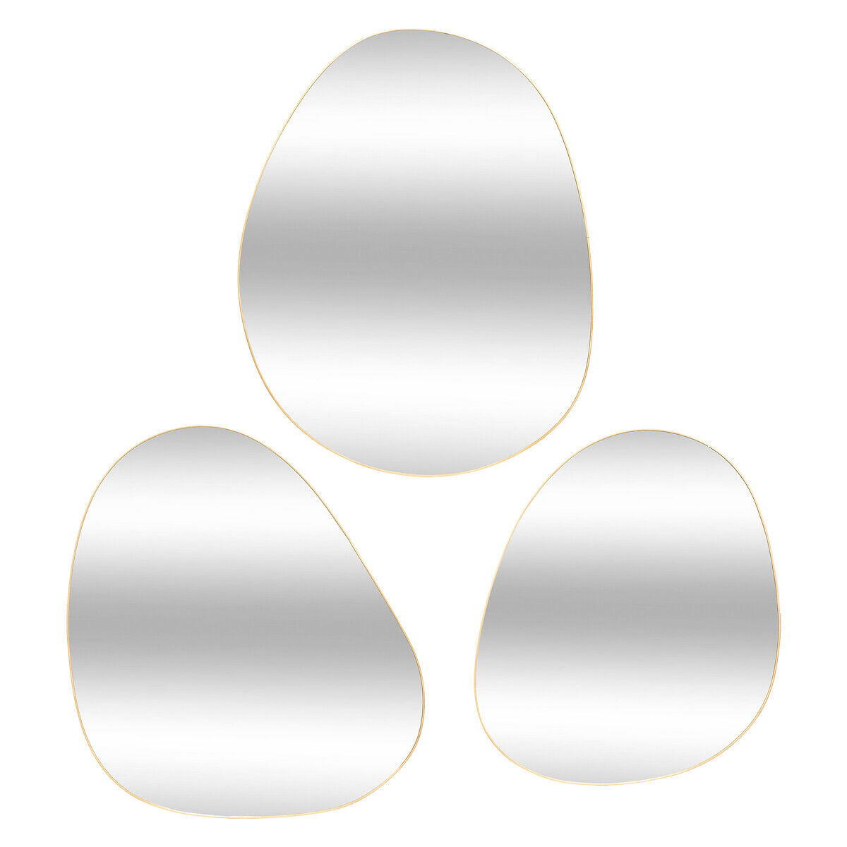 Conjunto de 3 espelhos de parede LIDA