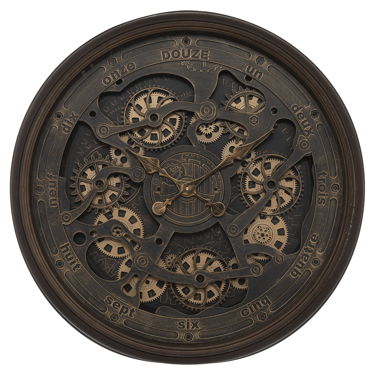 Clock"Alban" Glass, D.76 cm