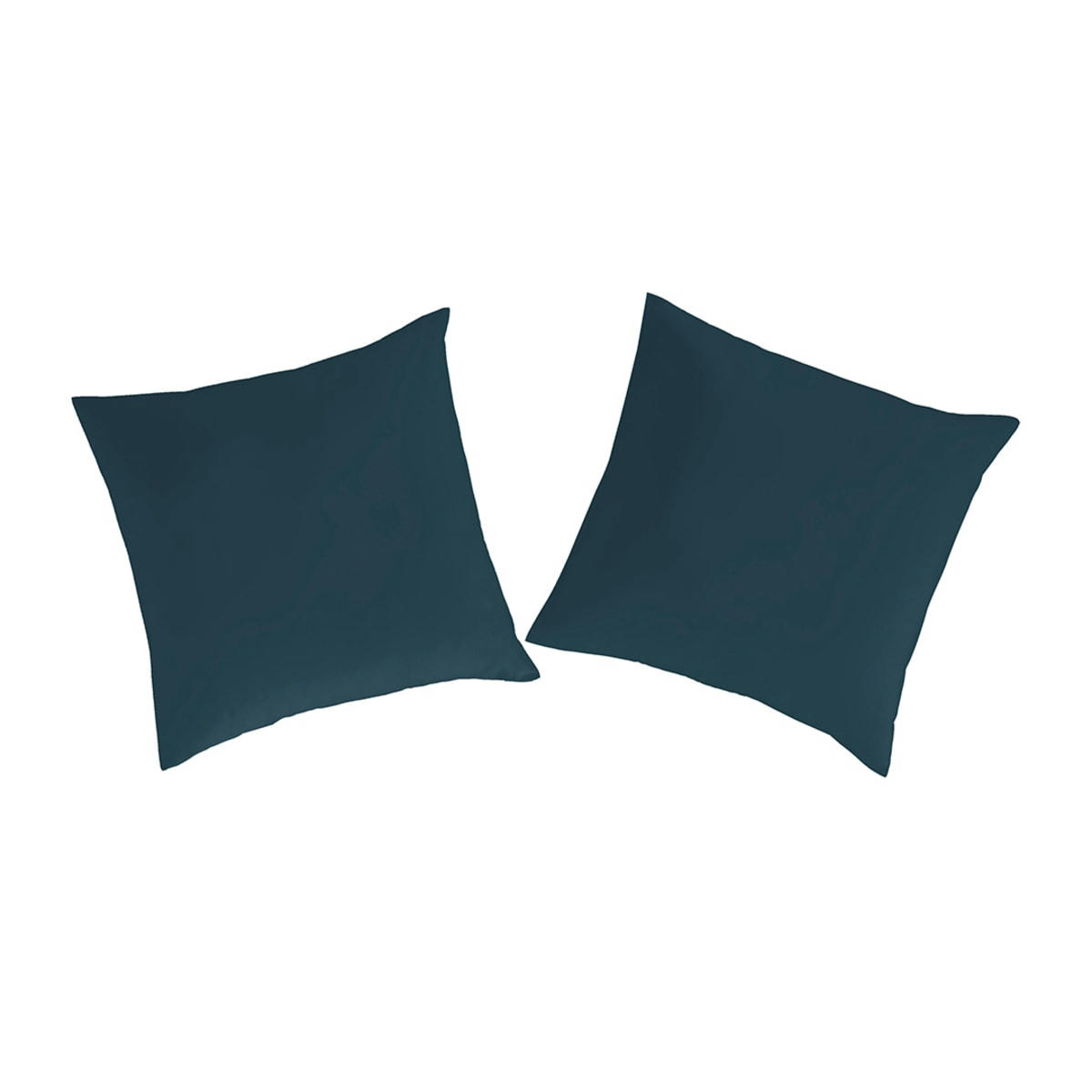 PURE TO - 2 taies d'oreiller 65x65 pétrole