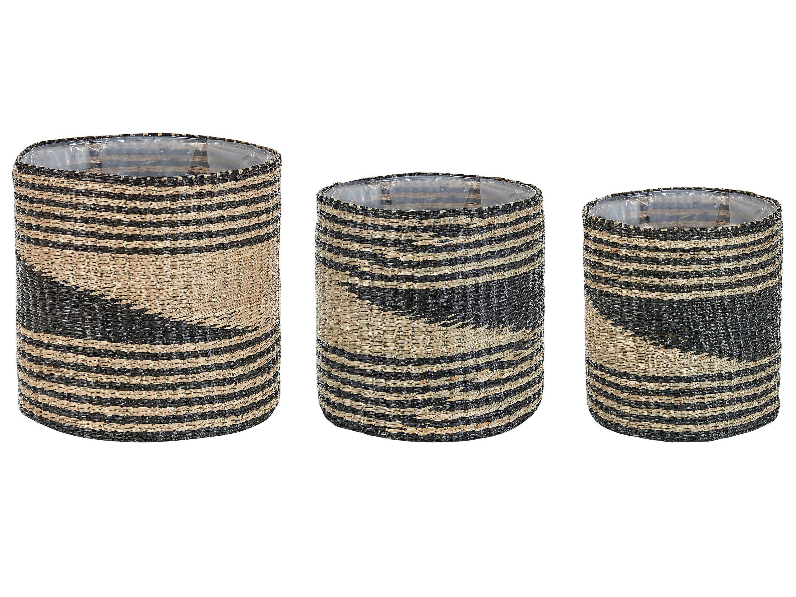 RATTAIL - Cache-pot d'intérieur en bois solide beige H32 28 24