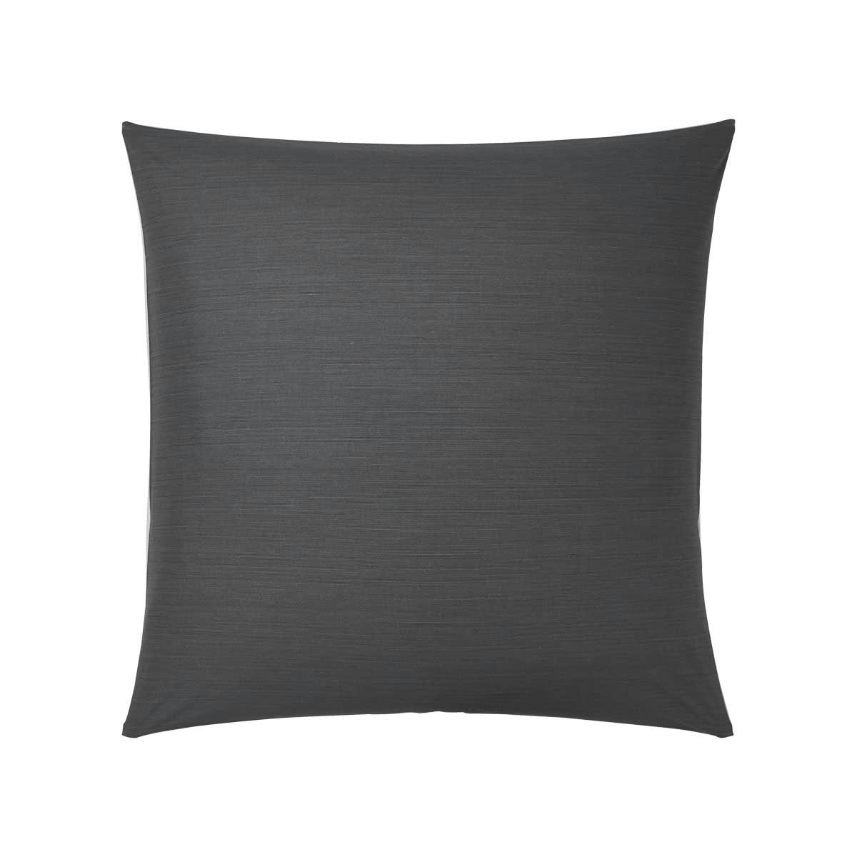 ECORCE - Taie d'oreiller en bambou gris 63x63