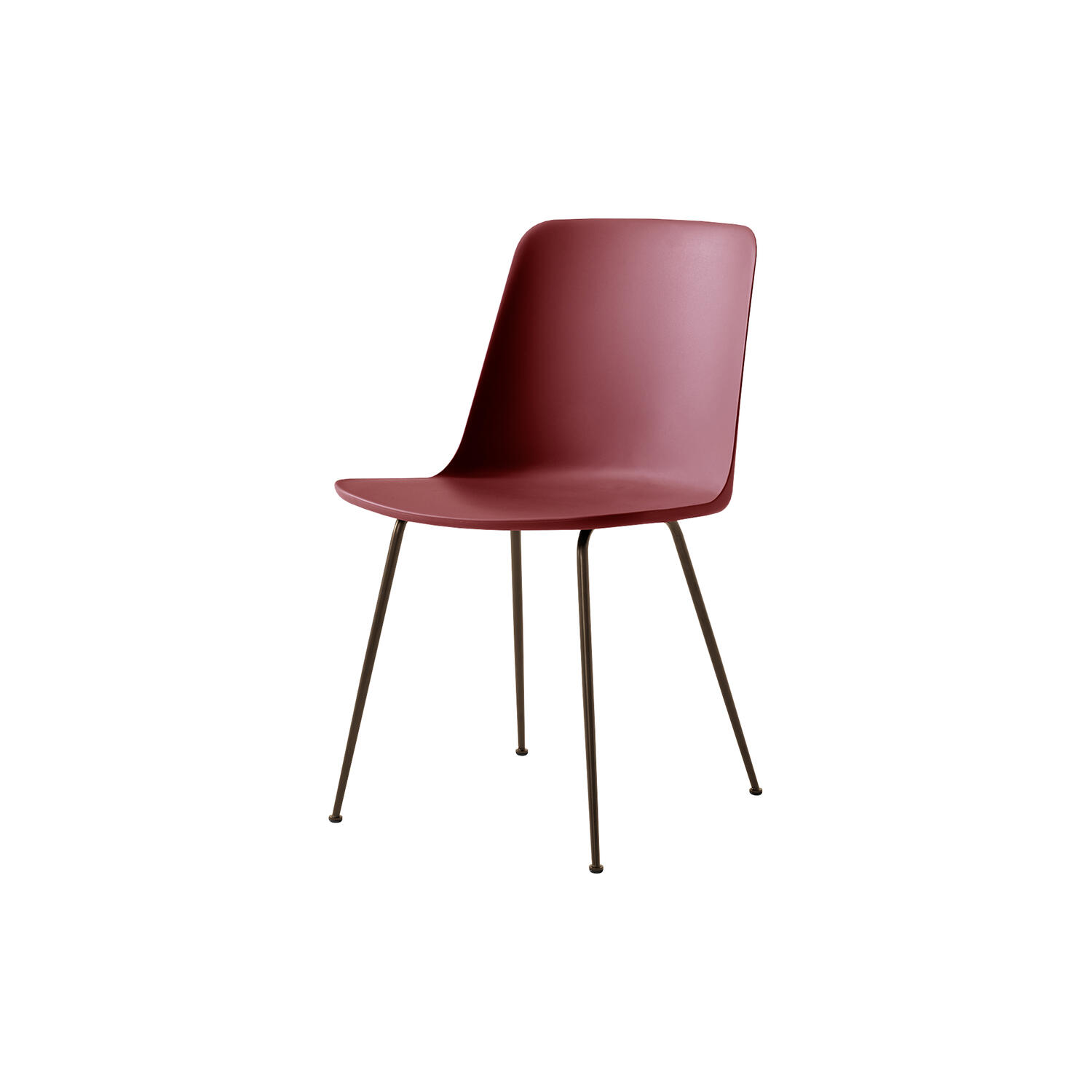 Rely HW6 spisebordsstol, red brown/bronze