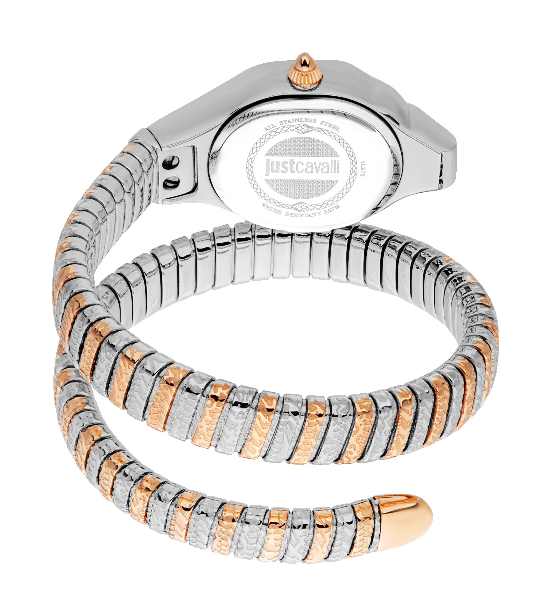 Just Cavalli Amalfi Quartz Rose Gold Dial Watch